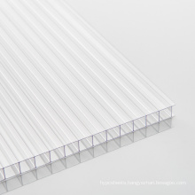 Hot Sale Best Quality Tinted Acrylic Hollow Corrugated Polycarbonate Roofing Sheet Clear